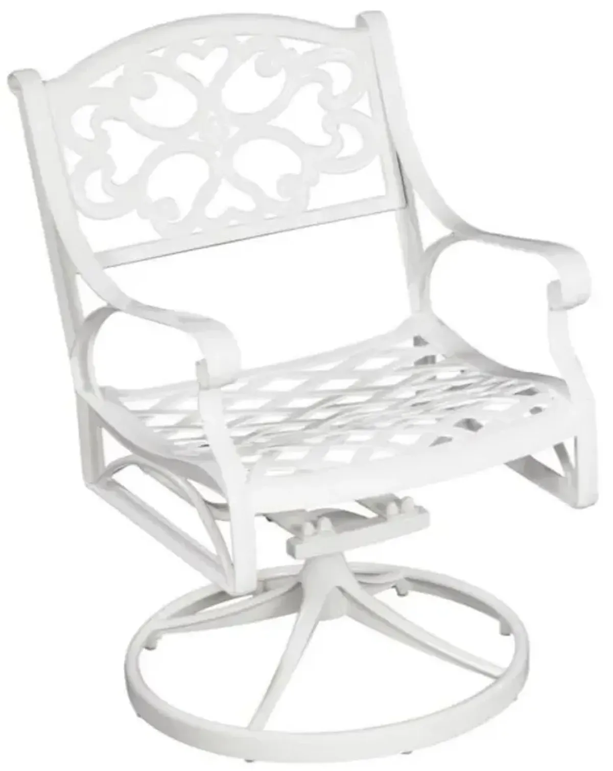 homestyles® Sanibel White Swivel Rocking Chair 