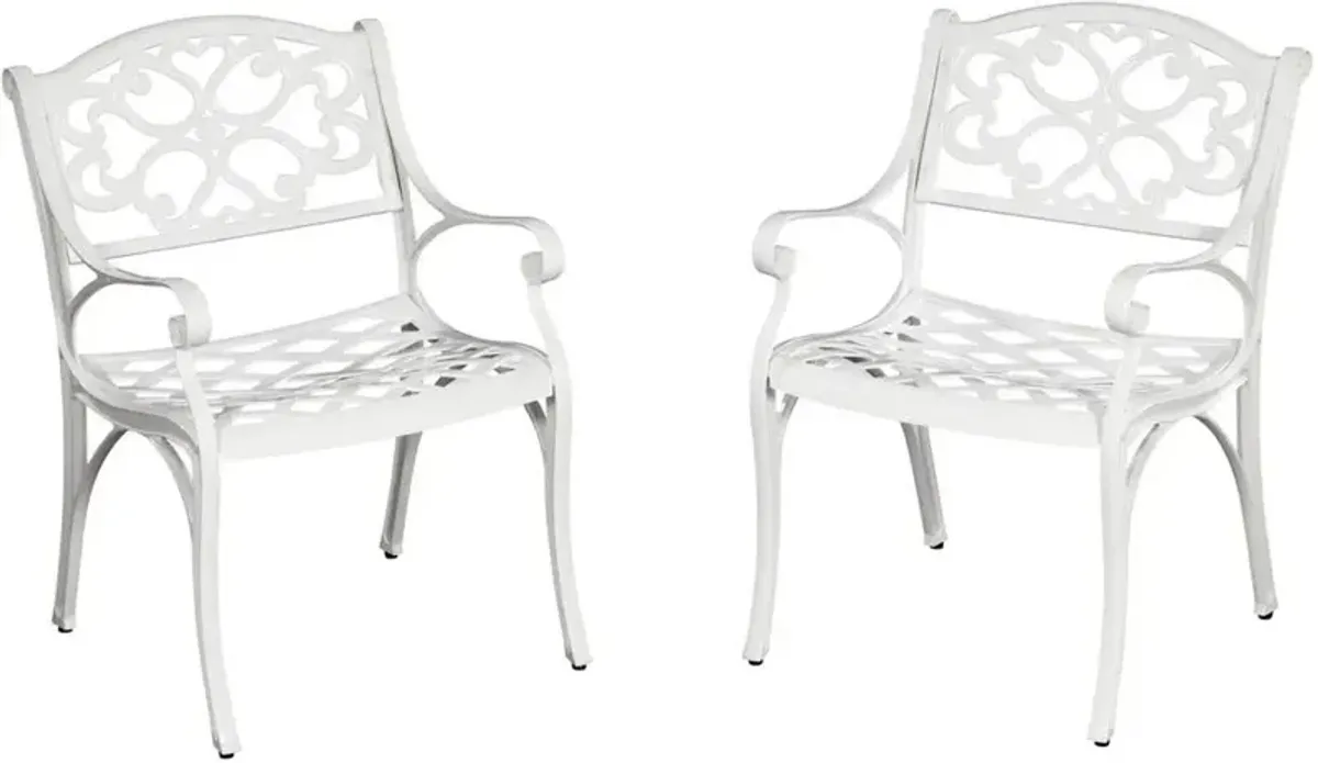 homestyles® Sanibel 2-Piece White Chairs