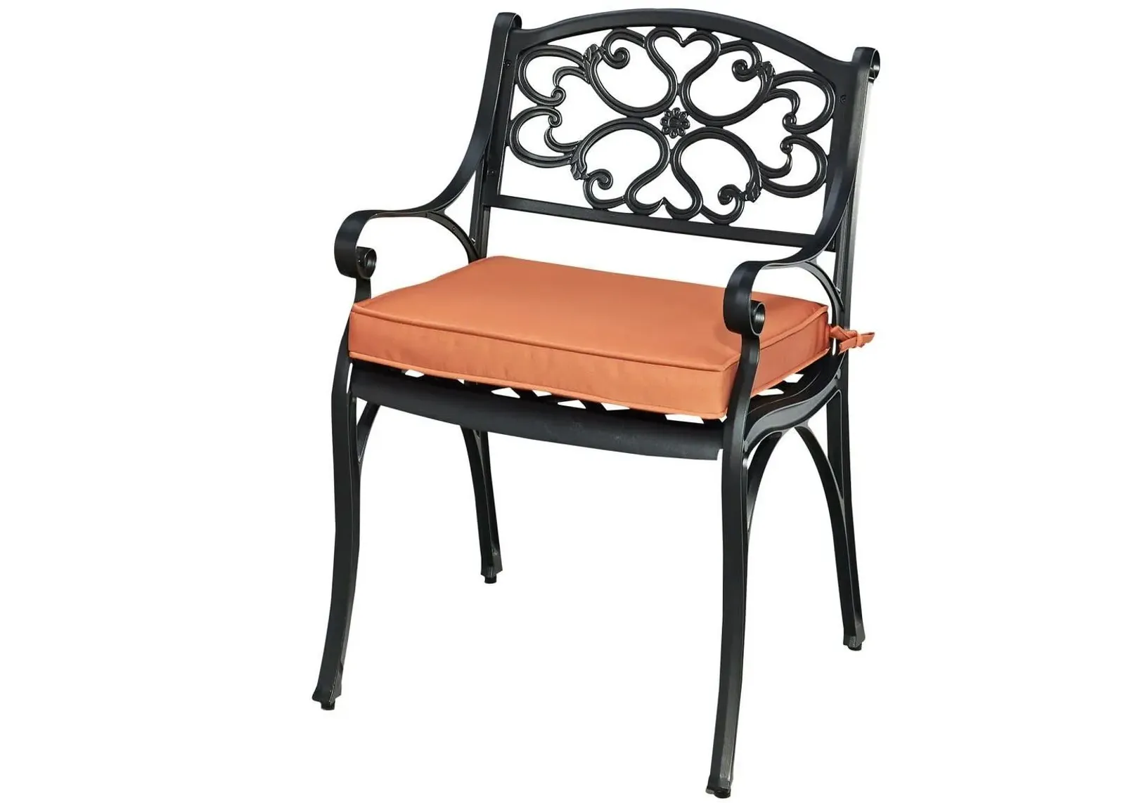 homestyles® Sanibel 2-Piece Black Outdoor Chairs with Cushions