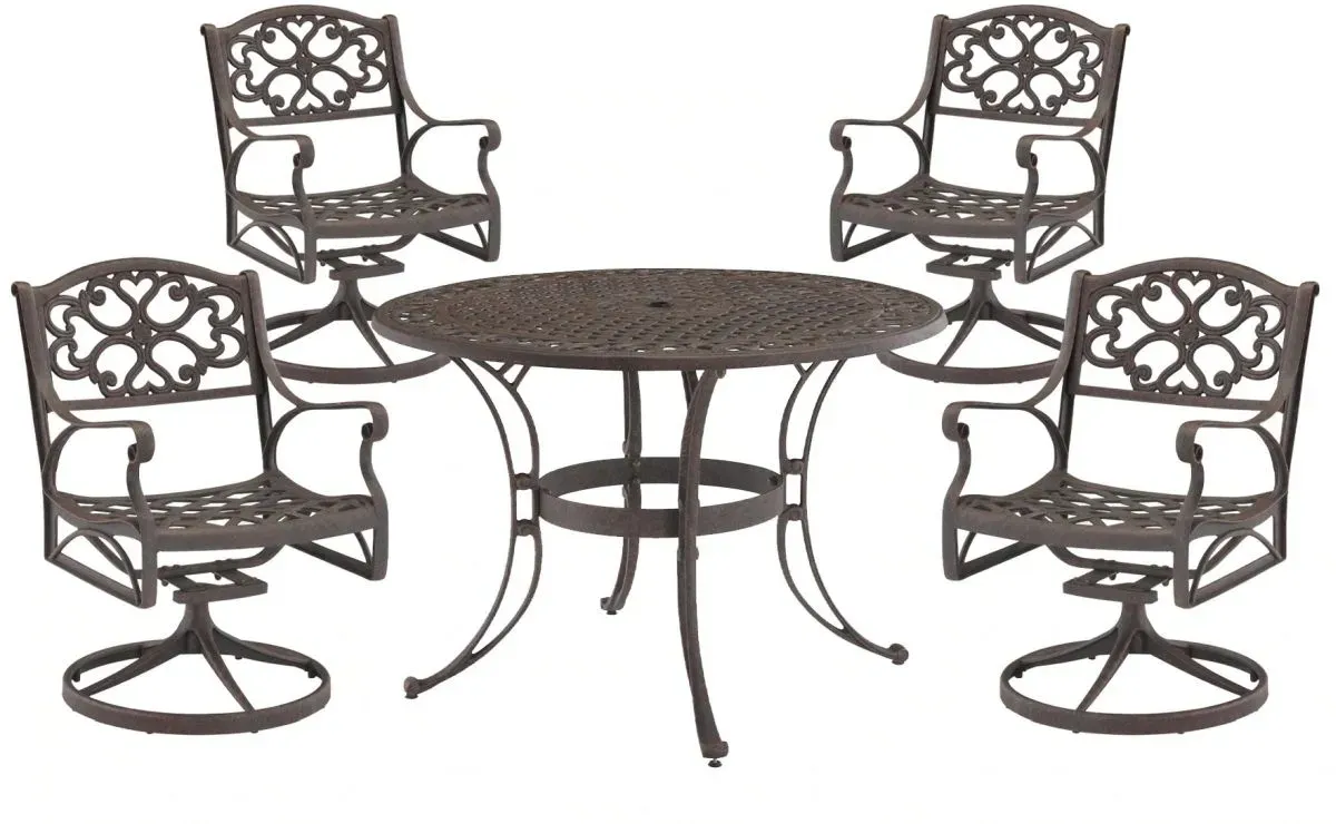 homestyles® Sanibel 5-Piece Bronze Outdoor Dining Set