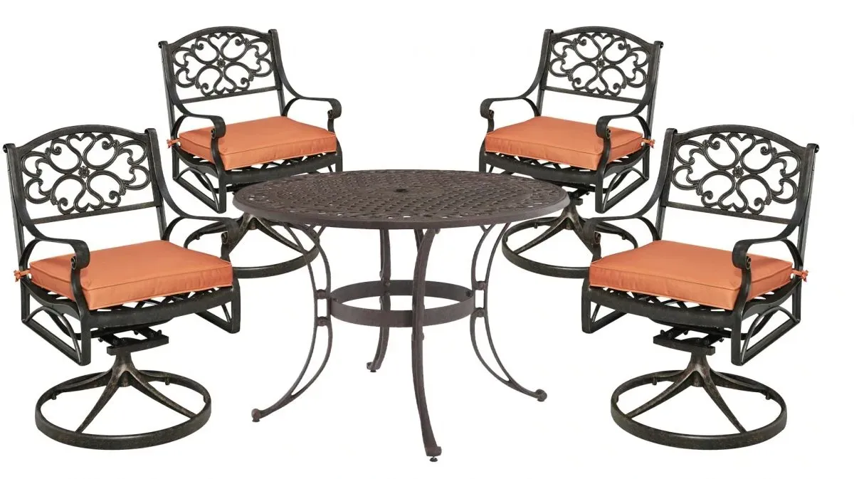 homestyles® Sanibel 5-Piece Bronze Outdoor Dining Set