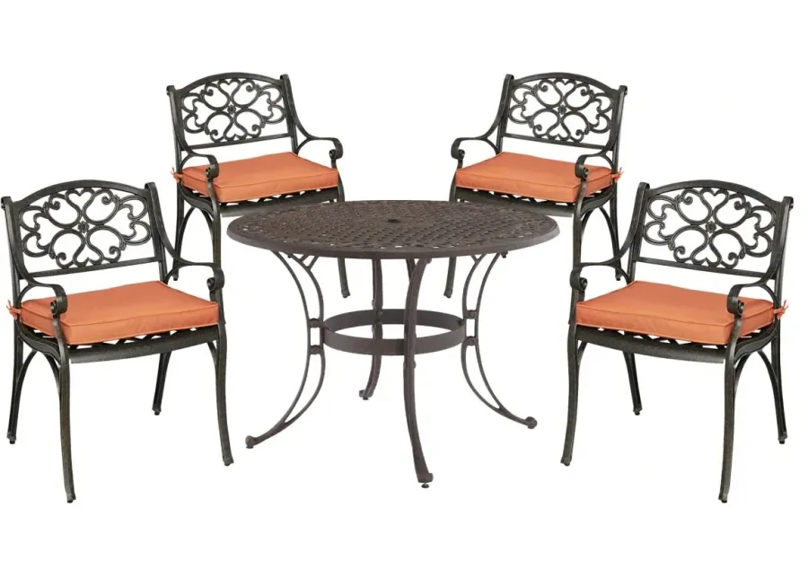 homestyles® Sanibel 5-Piece Bronze Outdoor Dining Set