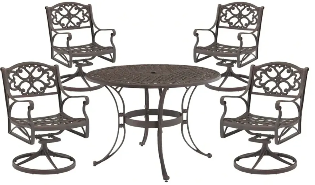 homestyles® Sanibel 5-Piece Bronze Outdoor Dining Set