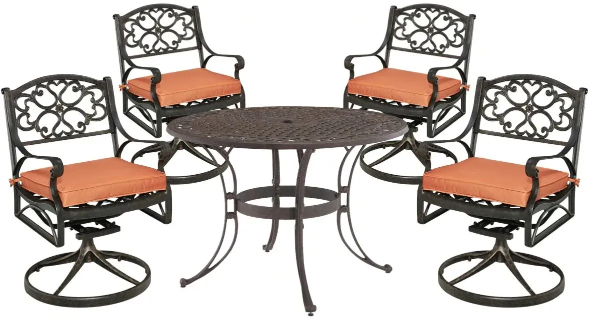 homestyles® Sanibel 5-Piece Bronze Outdoor Dining Set