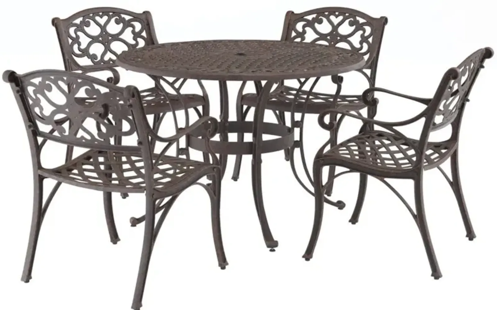 homestyles® Sanibel 5 Piece Brown Outdoor Dining Set