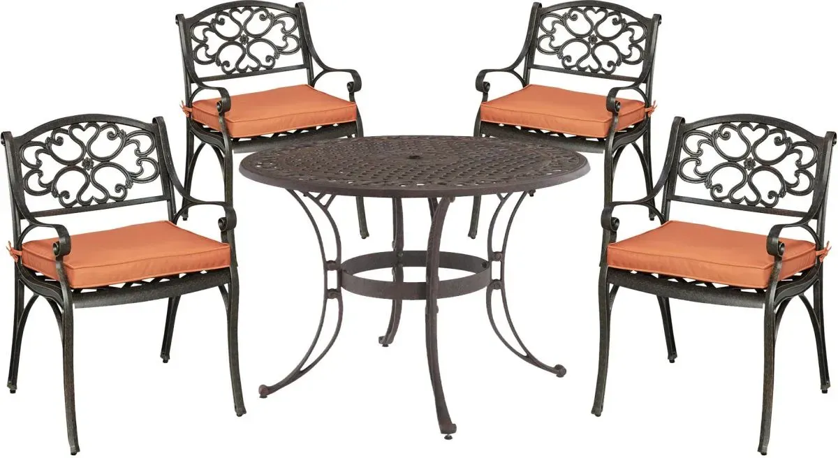 homestyles® Sanibel 5-Piece Bronze Outdoor Dining Set