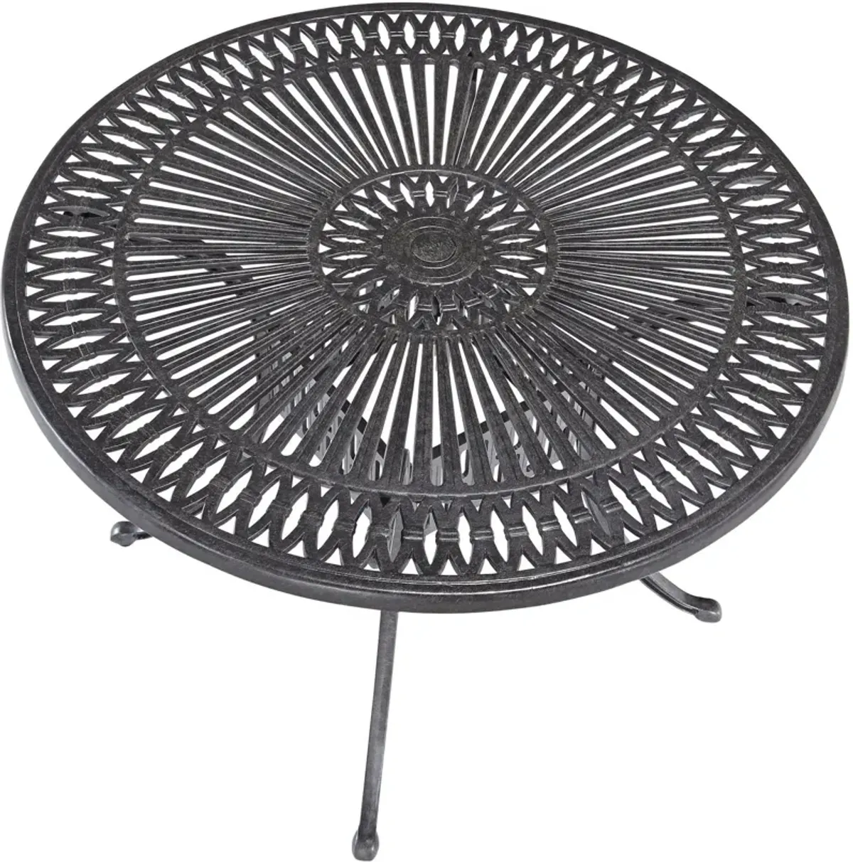 homestyles® Grenada 30" Charcoal Outdoor Dining Table