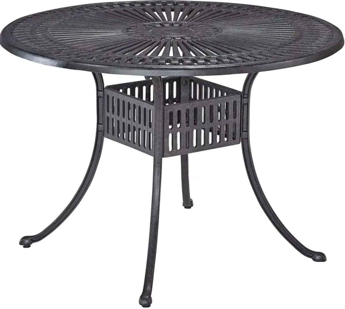 homestyles® Grenada 30" Charcoal Outdoor Dining Table