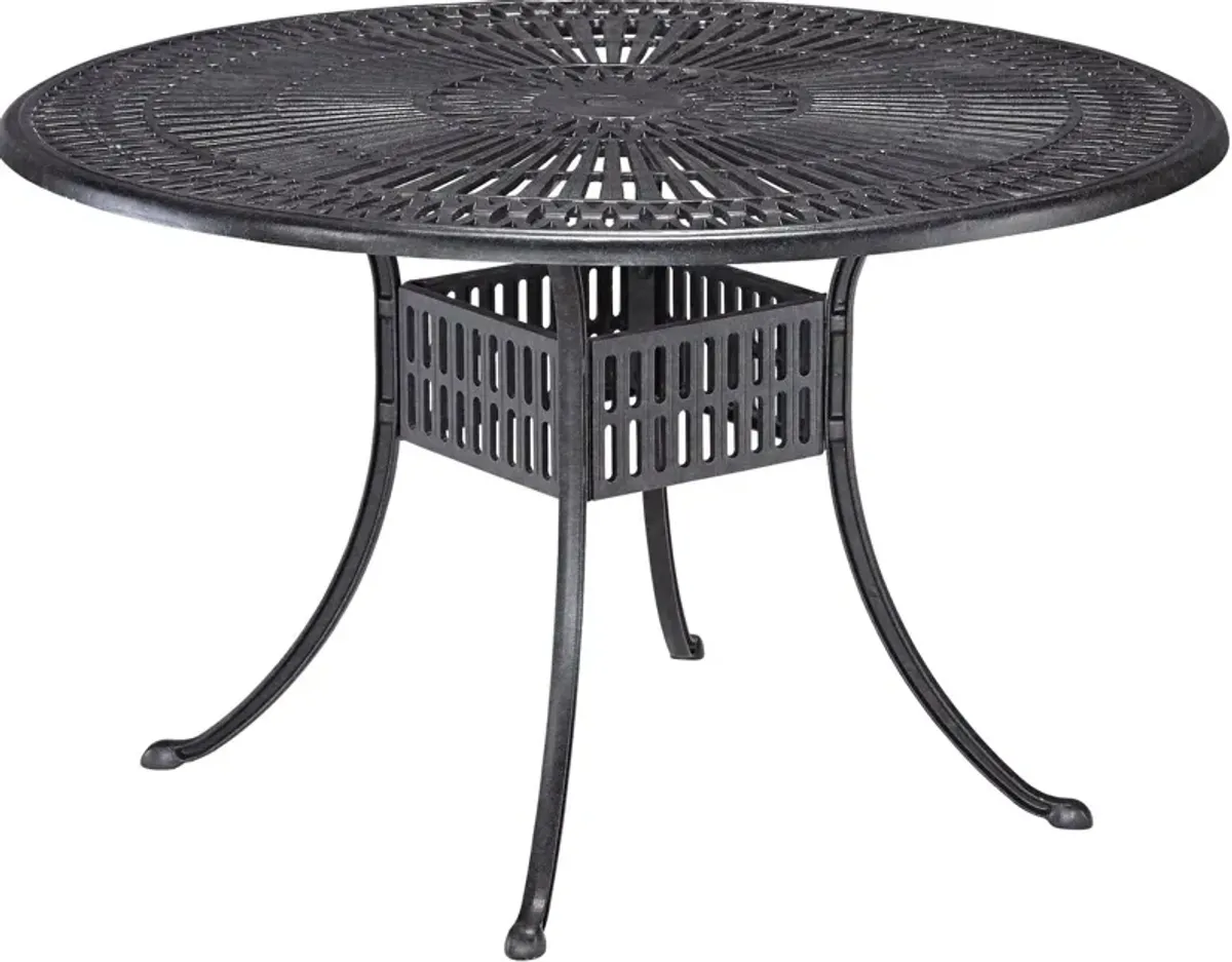 homestyles® Grenada 32" Charcoal Outdoor Dining Table