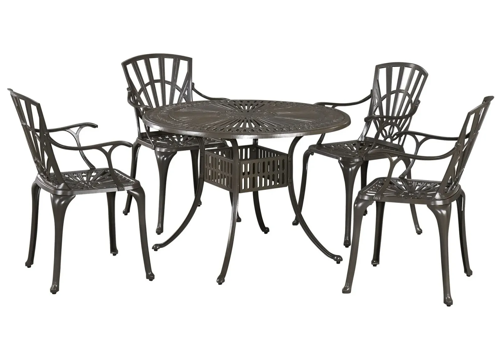 homestyles® Grenada 5-Piece Khaki Gray Outdoor Dining Set 