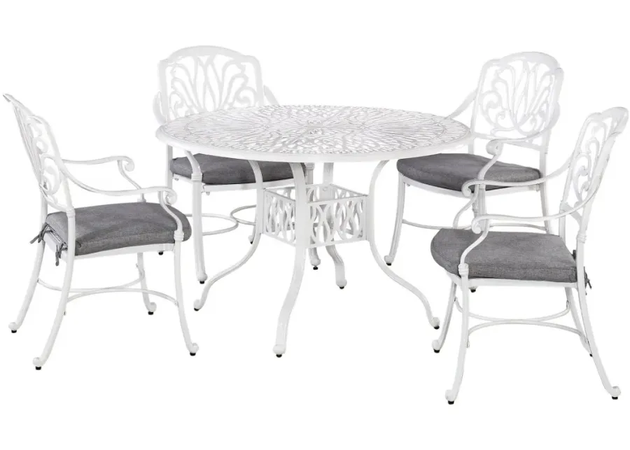 homestyles® Capri 5 Piece White Dining Set