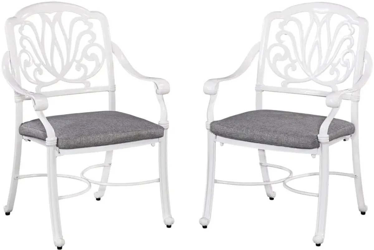 homestyles® Capri 2-Piece White Chair Set