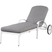 homestyles® Capri White Chaise Lounge