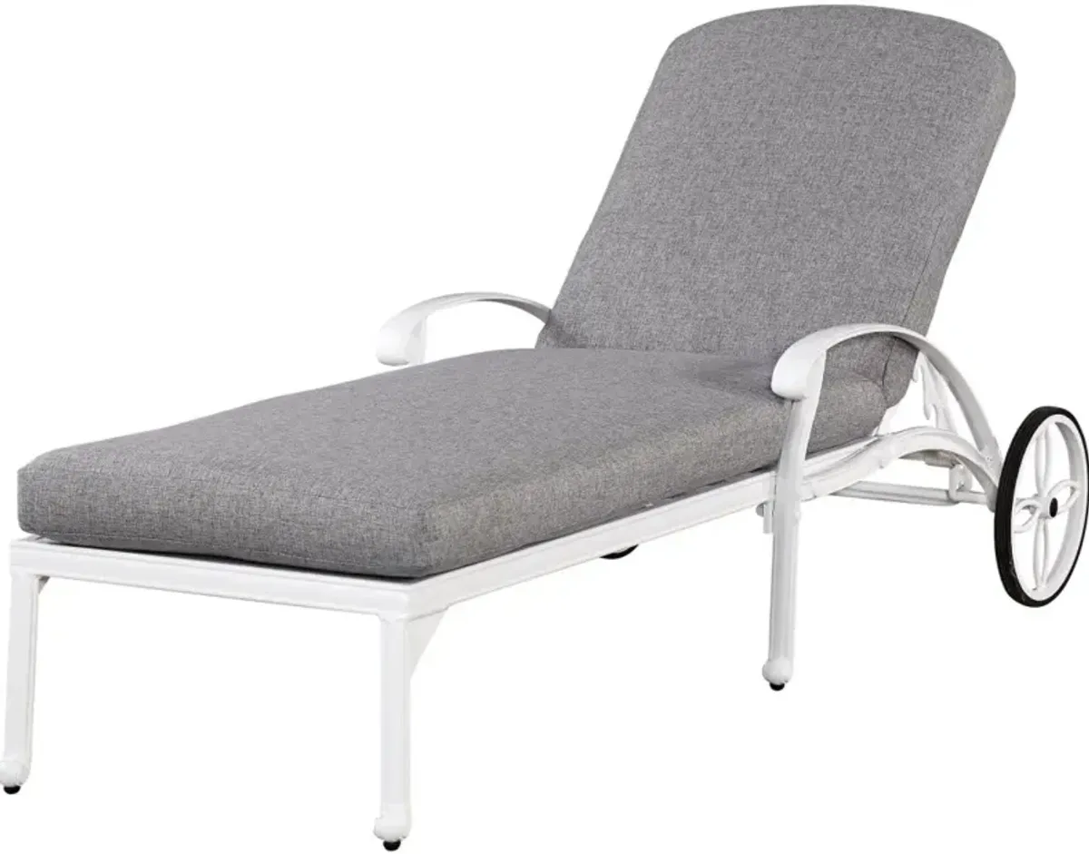 homestyles® Capri White Chaise Lounge