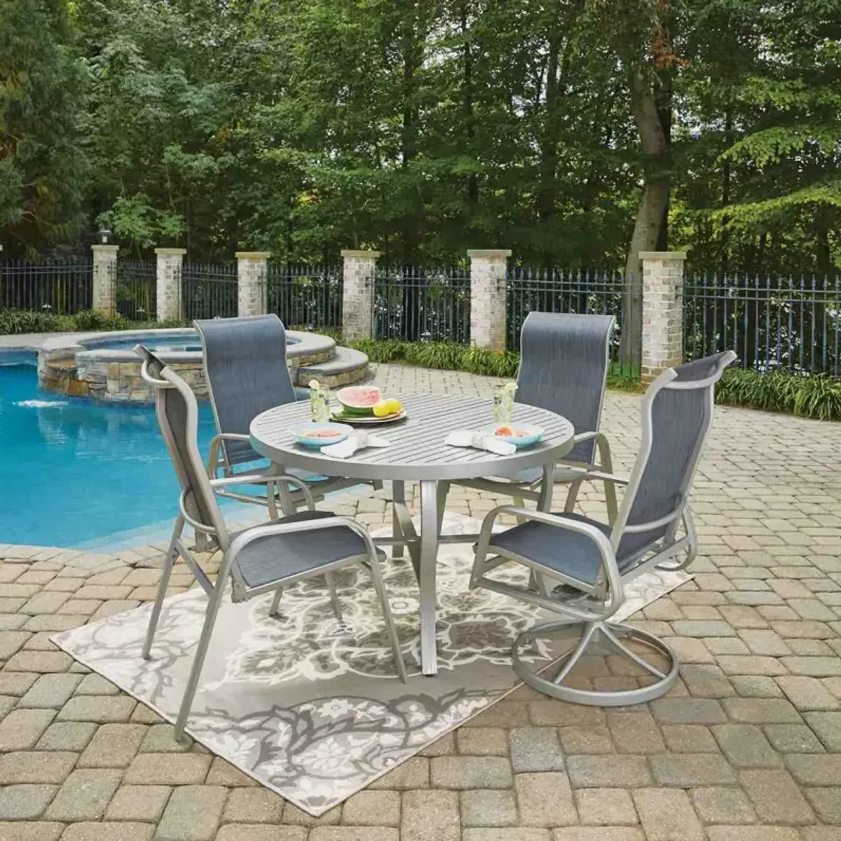 homestyles® Captiva 5-Piece Gray Dining Set