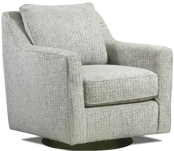 Fusion Furniture Elise Ink Newton Spray Swivel Glider Chair