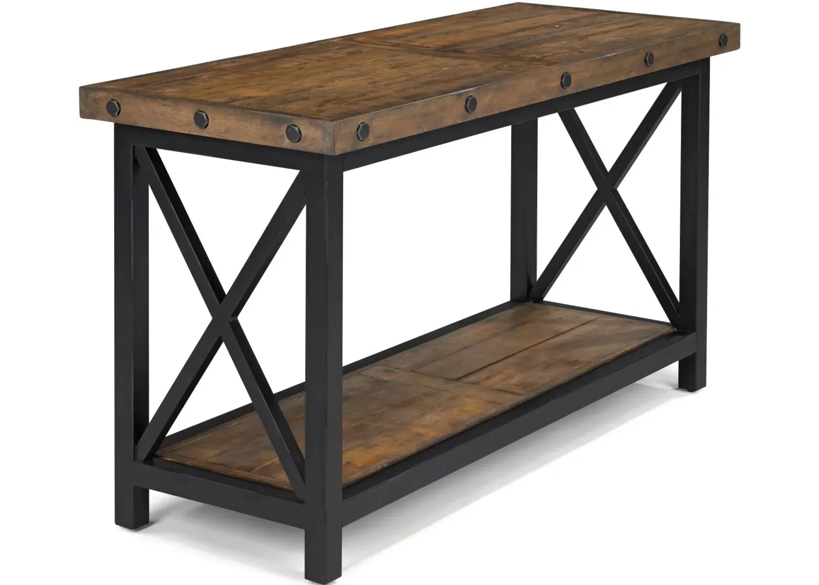 Flexsteel® Carpenter Brown/Black Sofa Table