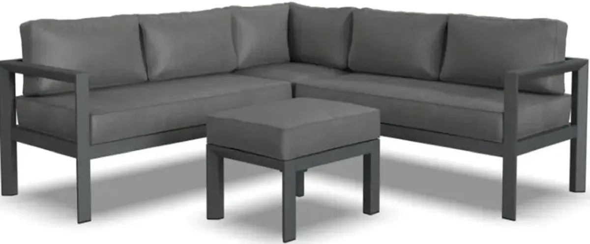 homestyles® Grayton Gray 5-Seat Sectional with Ottoman