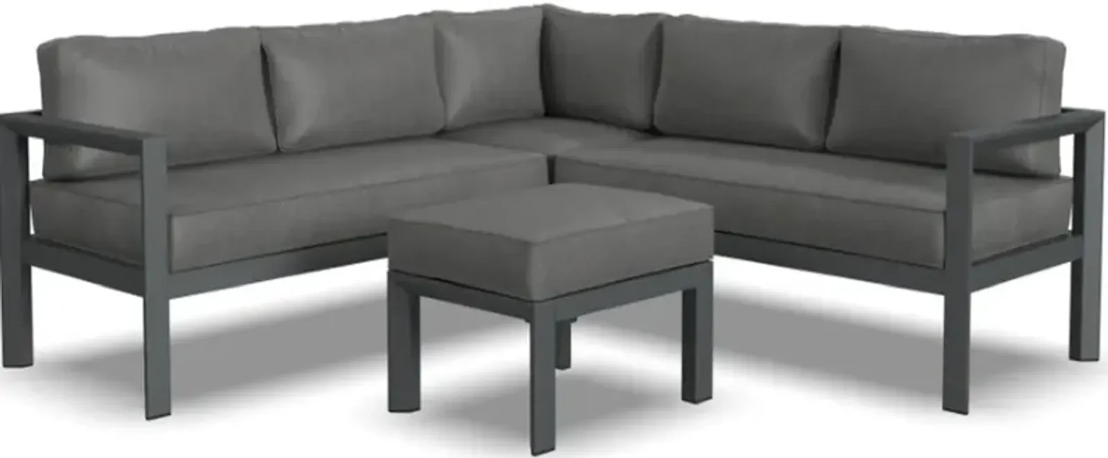 homestyles® Grayton Gray 5-Seat Sectional with Ottoman