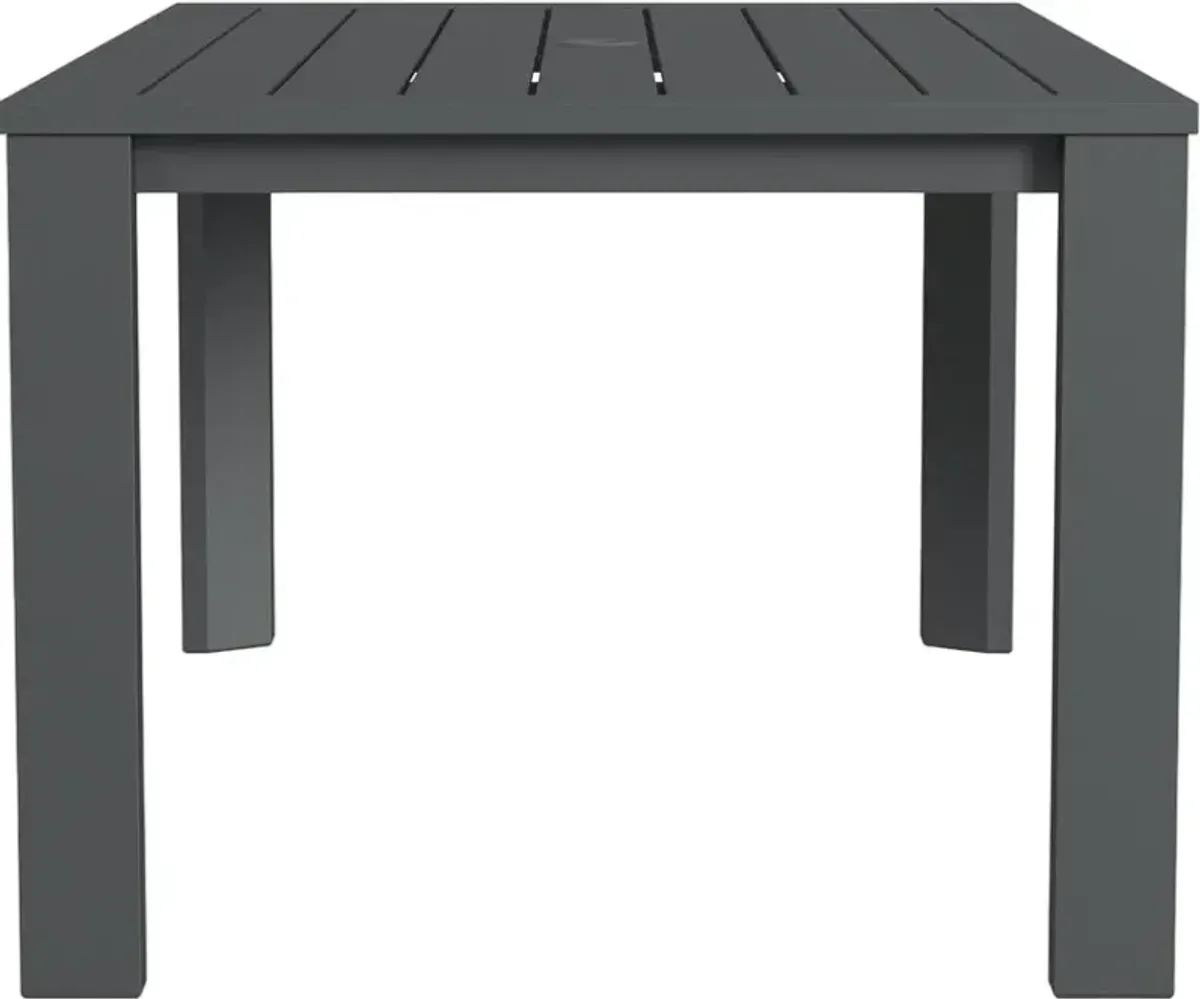 homestyles® Grayton Gray Metal/Wood Outdoor Rectangular Dining Table