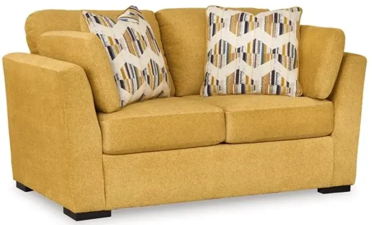 Signature Design by Ashley® Keerwick Sunflower Loveseat