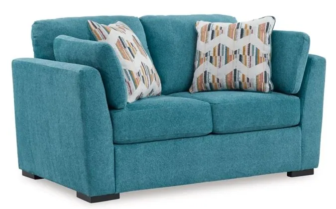 Signature Design by Ashley® Keerwick Teal Loveseat