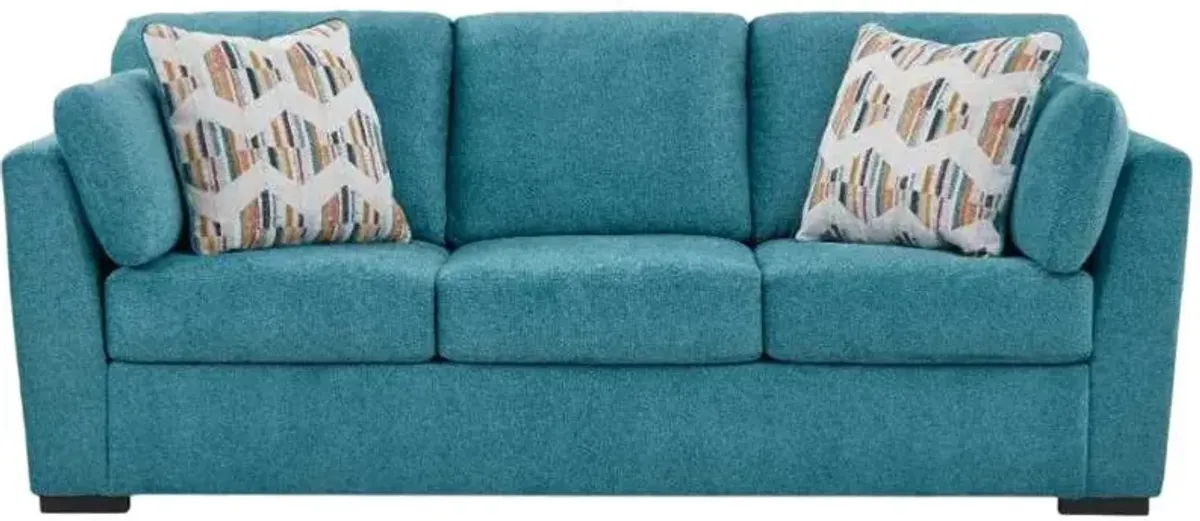 Signature Design by Ashley® Keerwick Teal Queen Sleeper Sofa