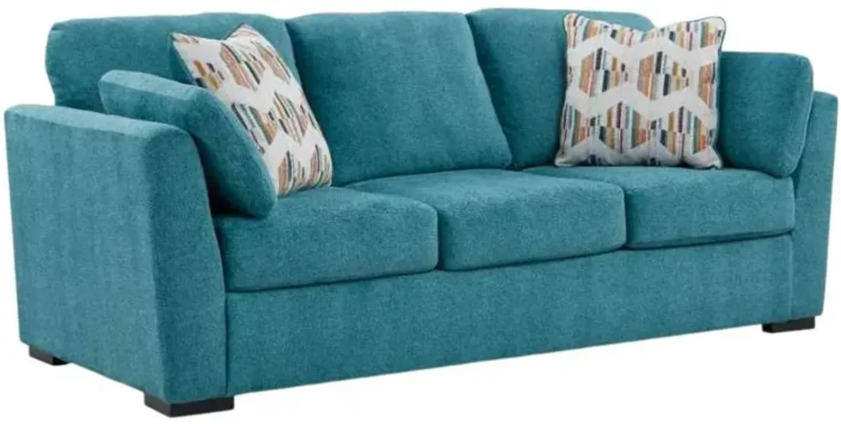 Signature Design by Ashley® Keerwick Teal Queen Sleeper Sofa