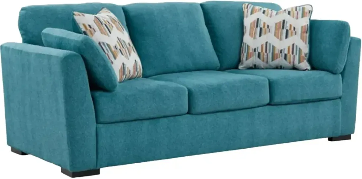 Signature Design by Ashley® Keerwick Teal Queen Sofa Sleeper