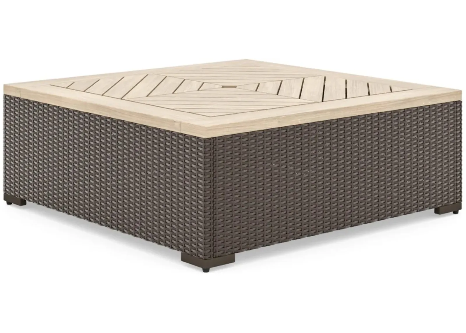 homestyles® Palm Springs Brown Outdoor Coffee Table