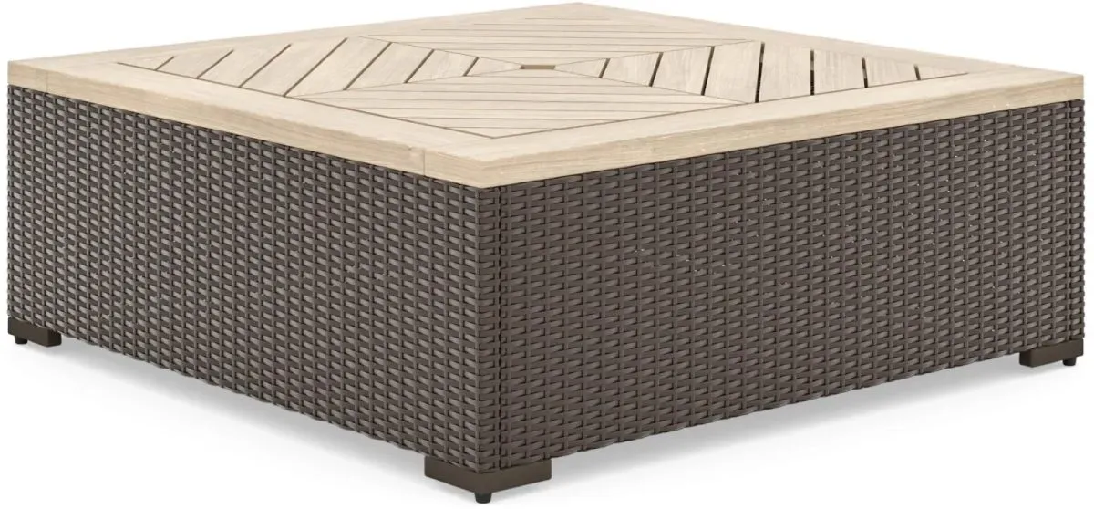 homestyles® Palm Springs Brown Outdoor Coffee Table