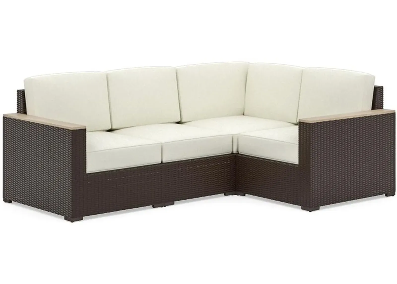 homestyles® Palm Springs Brown Outdoor 4-Seat Sectional