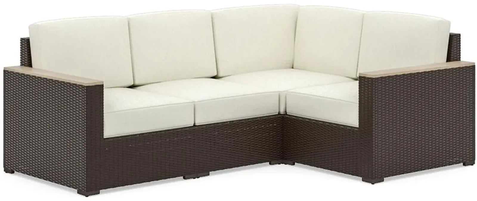 homestyles® Palm Springs Brown Outdoor 4-Seat Sectional