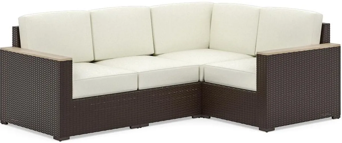 homestyles® Palm Springs Brown Outdoor 4-Seat Sectional