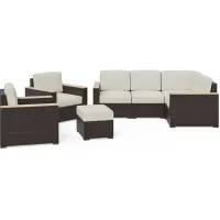 homestyles® Palm Springs 4-Piece Brown Sectional Set