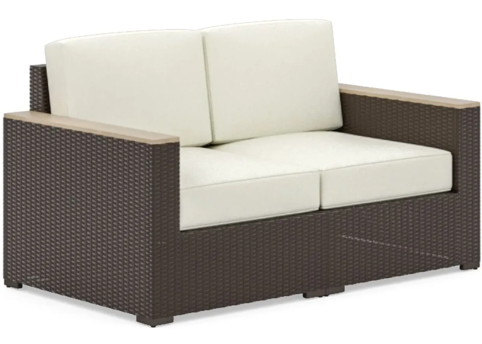 homestyles® Palm Springs Brown Outdoor Loveseat