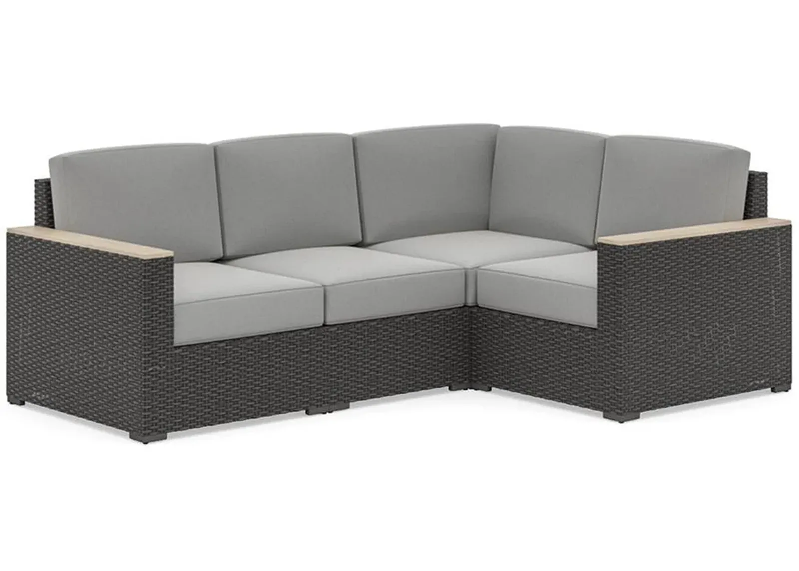 homestyles® Boca Raton Brown Outdoor 4-Seat Sectional