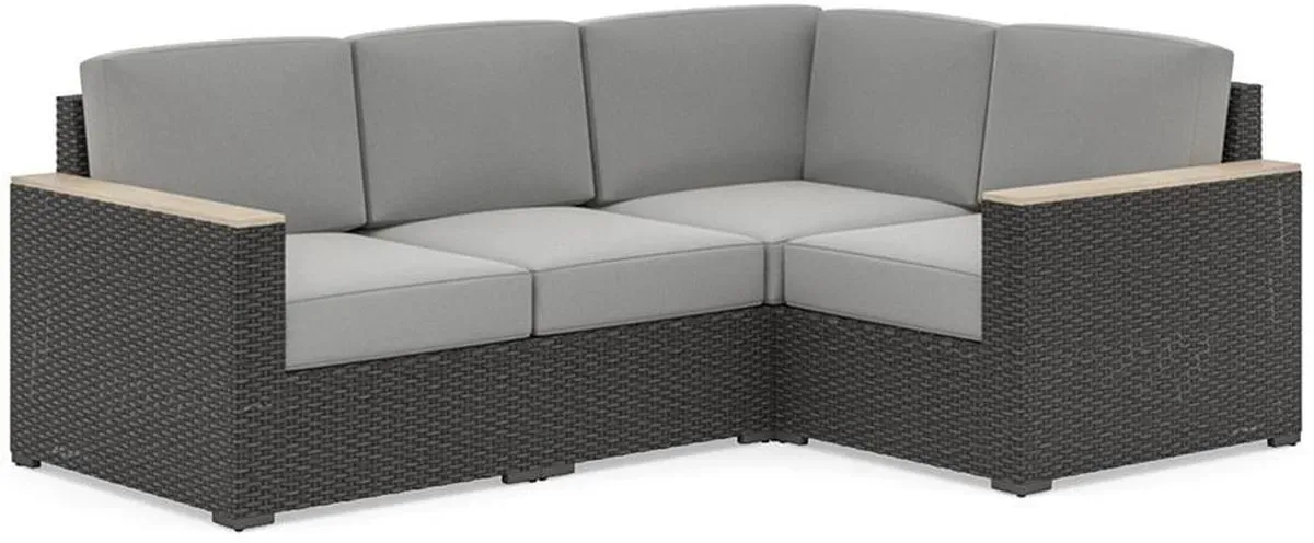 homestyles® Boca Raton Brown Outdoor 4-Seat Sectional