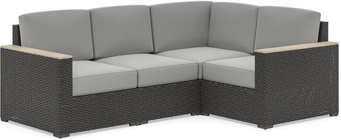 homestyles® Boca Raton Brown Outdoor 4-Seat Sectional