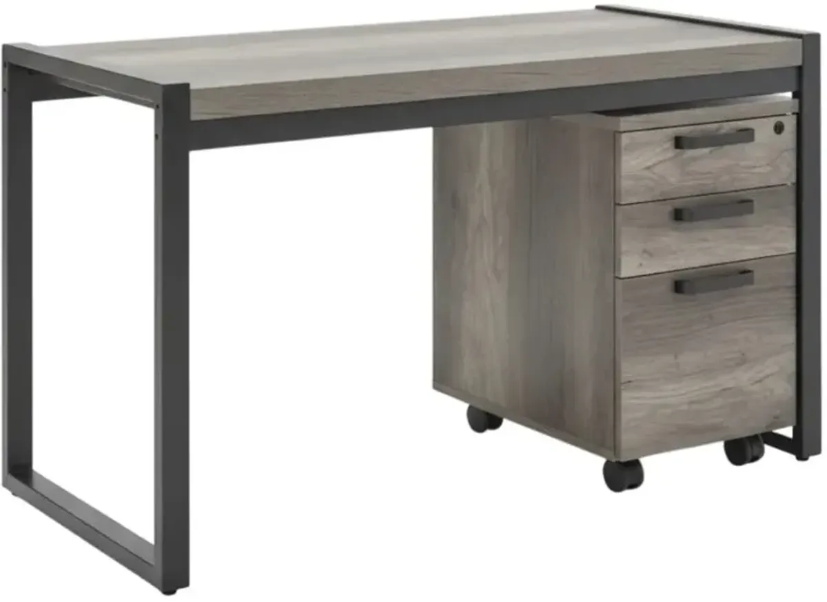Liberty Furniture Tanners Creek 2-Piece Graystone Desk Set