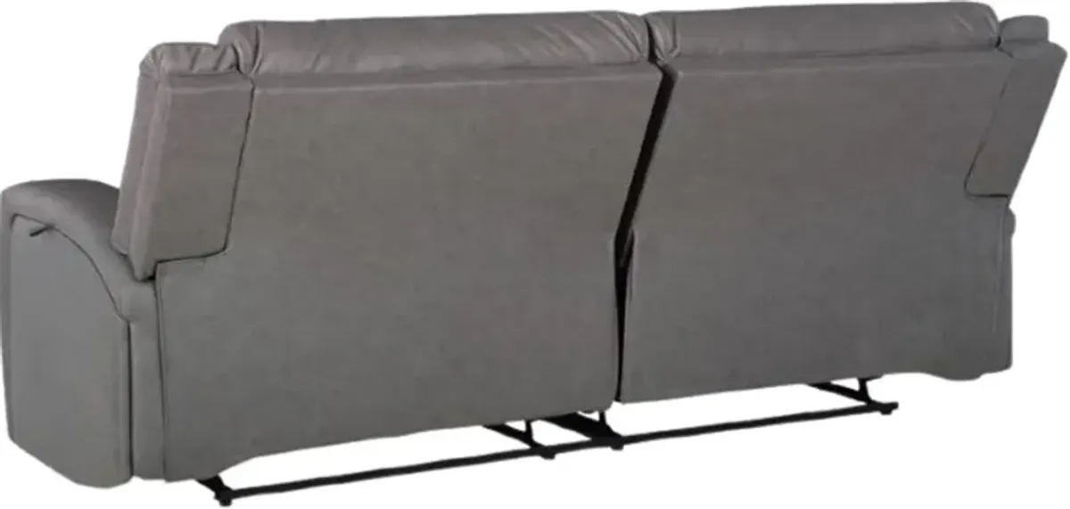 Benchcraft® Brixworth Slate Manual Reclining Sofa