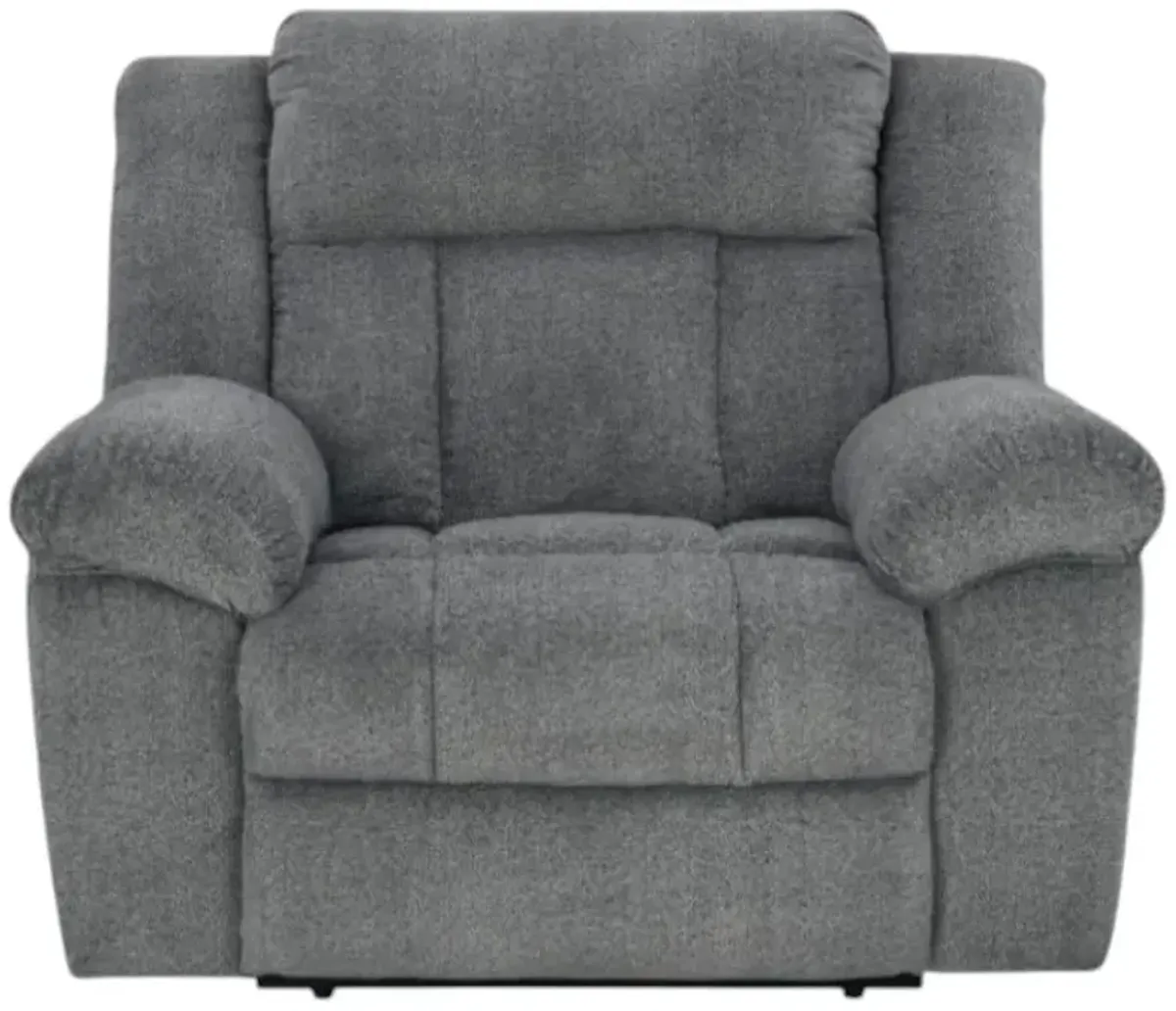 Signature Design by Ashley® Tip-Off Slate Power Recliner with Adjustable Headrest