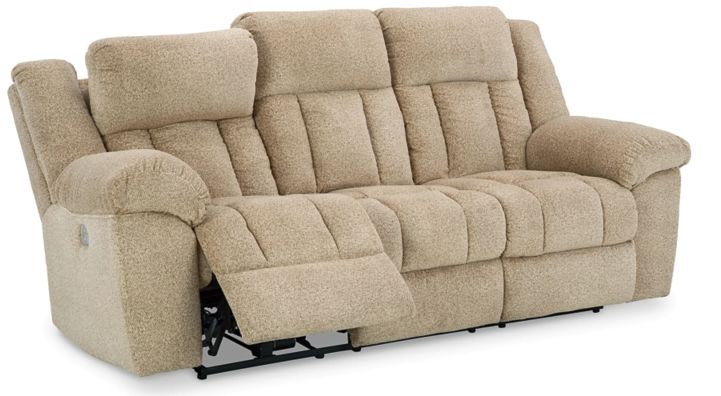 Signature Design by Ashley® Tip-Off Wheat Power Reclining Sofa