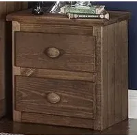Simply Bunk Beds Chestnut Wood Nightstand