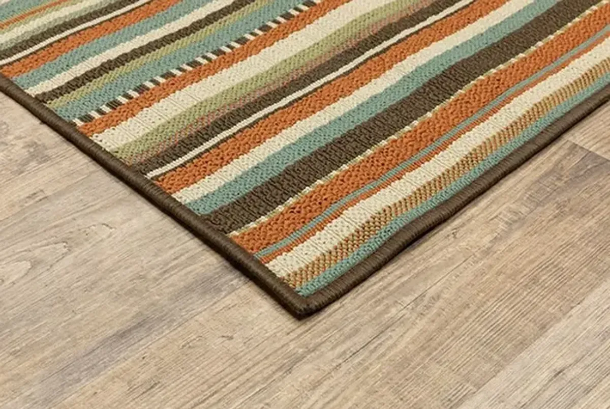 Oriental Weavers Montego Multi-Color 3'x5' Rug