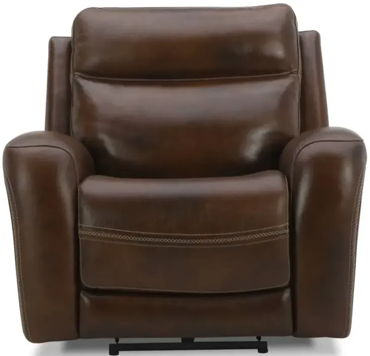 Liberty Furniture Blair Cognac Leather Dual Power Reclining Chair