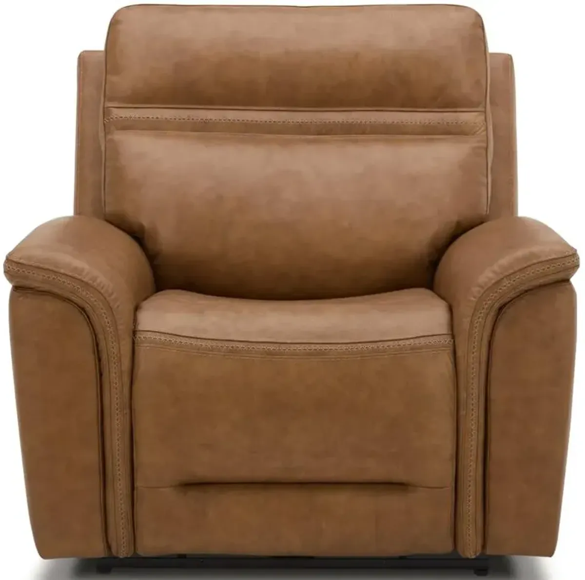 Liberty Furniture Cooper Camel Leather Triple Power Reclining Chair