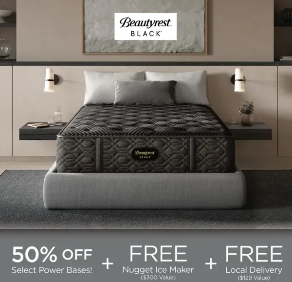 Beautyrest Black® Series 1 Pocketed Coil® 14.25" Medium Tight Top Queen Mattress