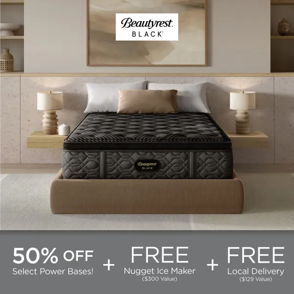 Beautyrest Black® Series 1 Pocketed Coil® 14.5" Plush Pillow Top Queen Mattress