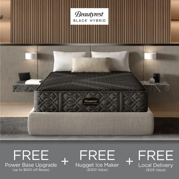 Beautyrest Black® Series 1 Hybrid 12.5" Firm Smooth Top Queen Mattress